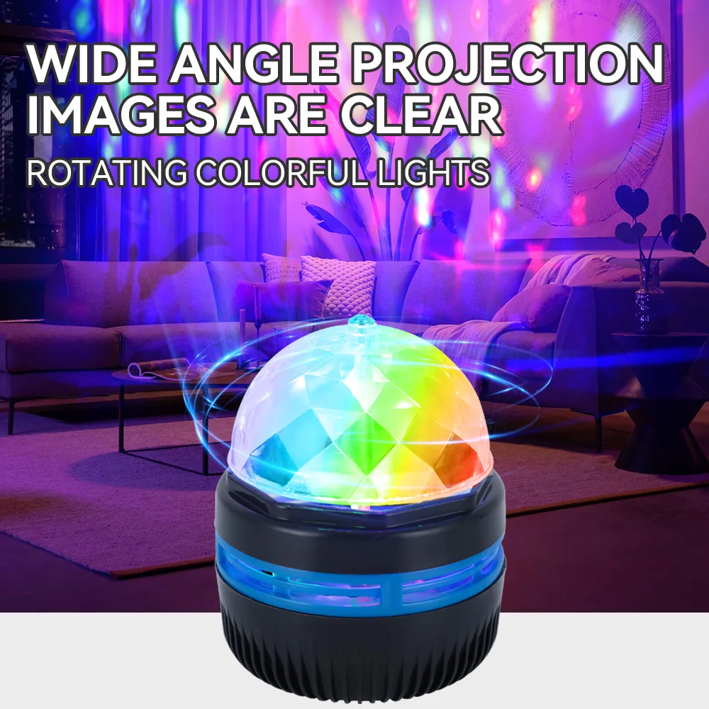 New USB Power Supply Starry Sky Projector Magic Ball Light Led Rotating Night Lamp for Children Bedroom Decoration Baby Gifts - Image 6