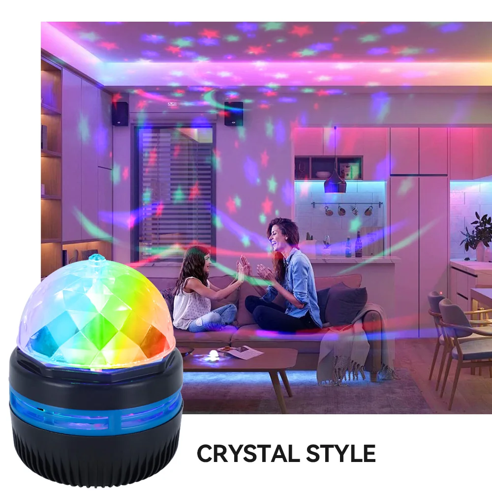 New USB Power Supply Starry Sky Projector Magic Ball Light Led Rotating Night Lamp for Children Bedroom Decoration Baby Gifts - Image 3