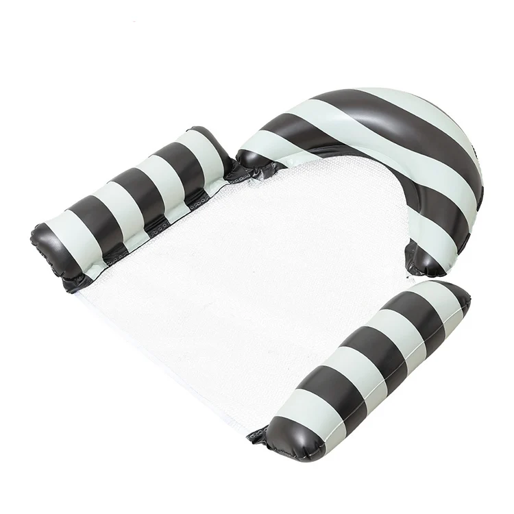 Inflatable Hammock Pool Float Lounger with Mesh Outdoor Eco Friendly Water Floating Lounge Chair for Adults - Image 5