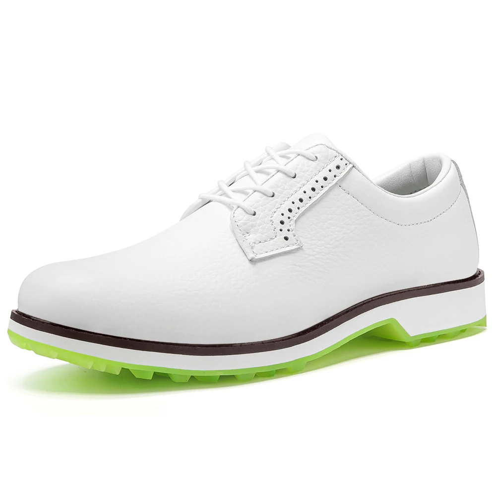 Professional Golf Shoes Custom Logo Senior Waterproof Leather Upper with Rubber Sport Golf Shoes Men Zapatos De Golf - Image 8