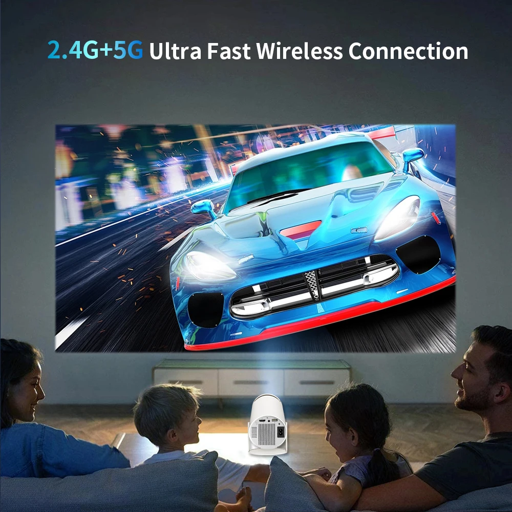 3D Game Projector 2 in 1 F300 Controller Gamepad Android 11 5G WIfi Playstore Home Cinema Outdoor 4k Portable Mini Projector - Image 6