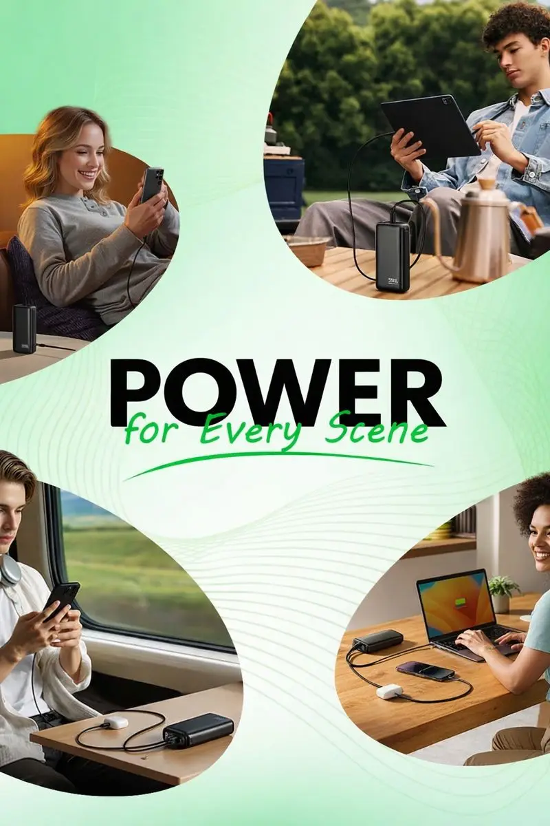 Factory Custom 50000mAh Portable Powerbank PD 22.5W Fast Charging Power Bank for Cell Phone - Image 5