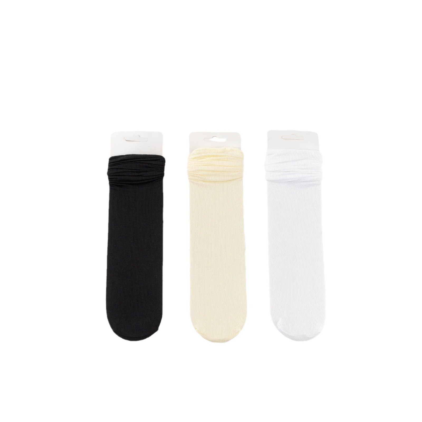Socks Women's Socks Ice Ice Socks Summer Thin Ins Trendy Spring and Autumn White Stacking Stockings Stacking Stockings Stacking Stockings - Image 5