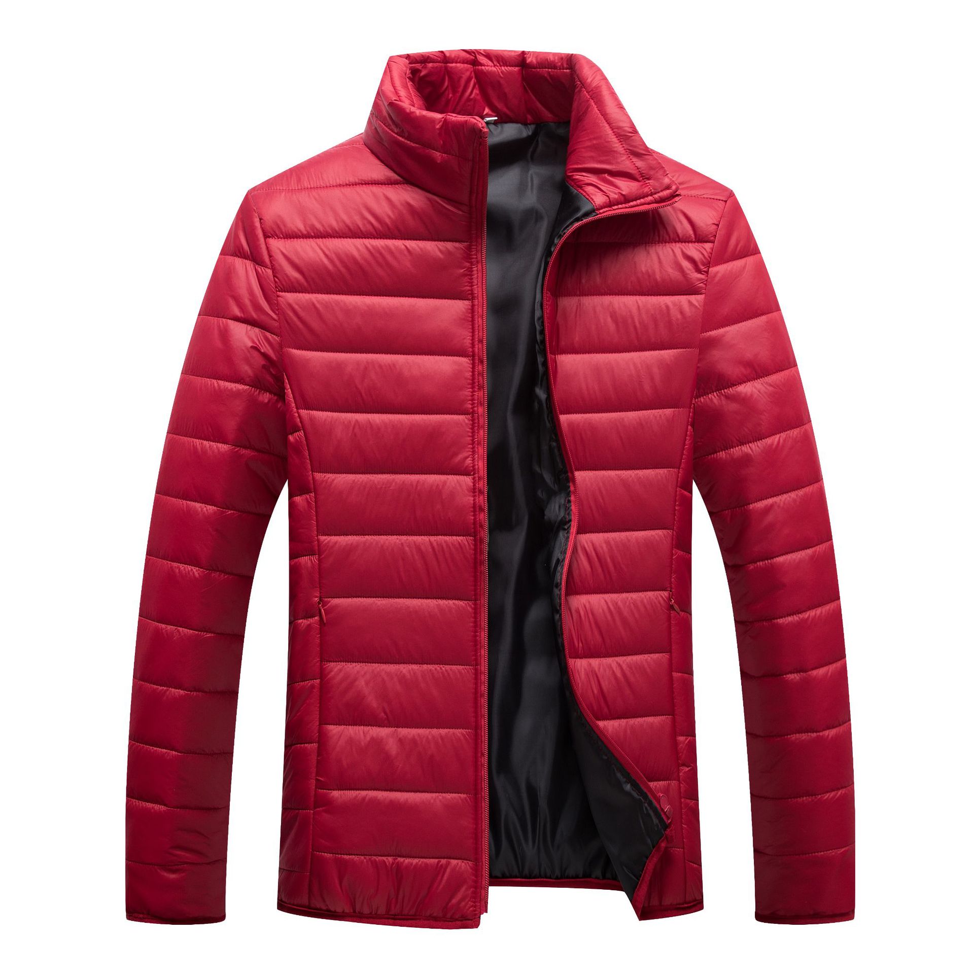 Foreign trade 2024 explosions autumn and winter fashion men's cotton candy color zipper cotton hooded 4 color optional plus size - Image 3