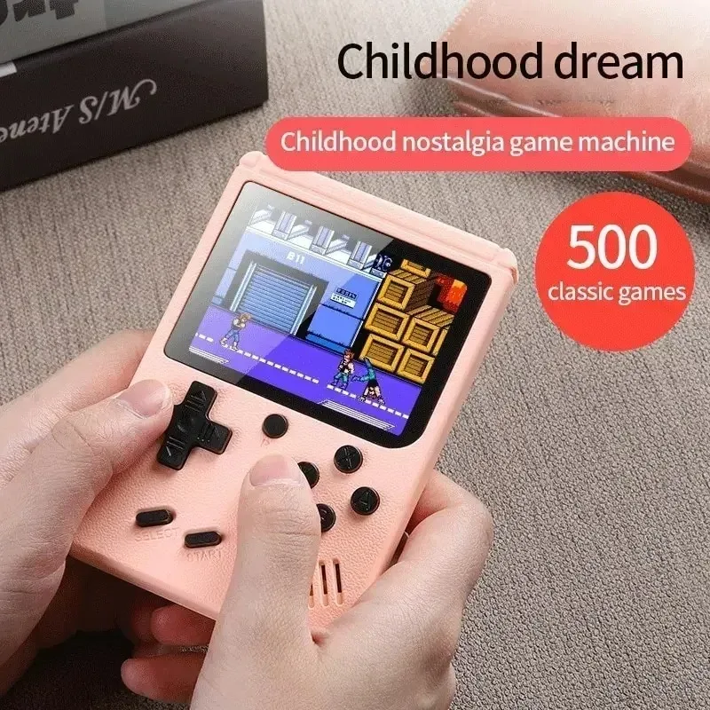 Retro Portable Mini Handheld Video Game Console 8-Bit 3.0 Inch LCD Color Kids Game Player Built-in 400 games For Kid Xmas Gift - Image 3