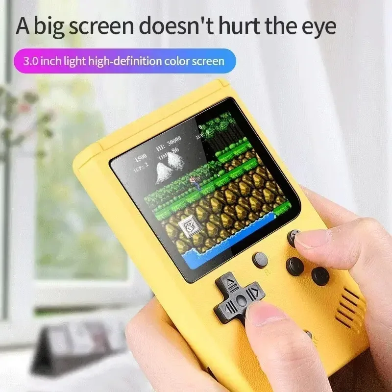 Retro Portable Mini Handheld Video Game Console 8-Bit 3.0 Inch LCD Color Kids Game Player Built-in 400 games For Kid Xmas Gift - Image 4