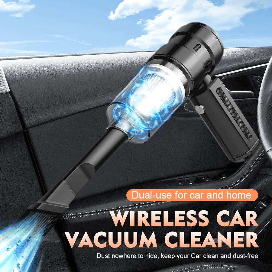 Wireless Handheld Vacuum Cleaner, Portable Car Vacuum Cleaner, Lightweight and Compact, Suitable for Car Interiors, Home, and Office - Image 3