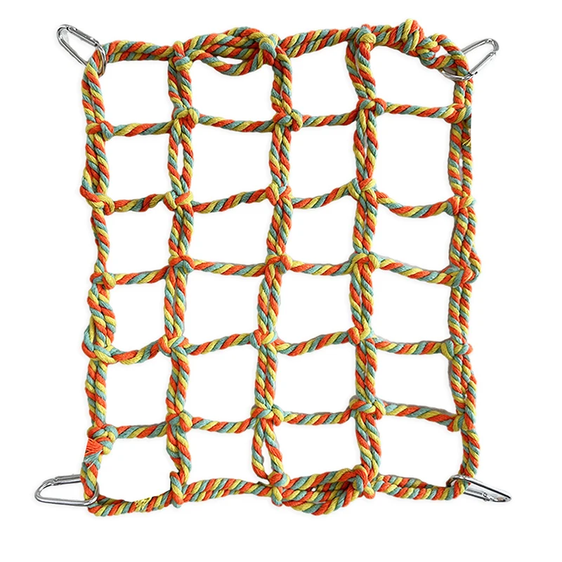 1Pcs Fun Hanging Play Sleep Gear Trending Pet Hammock Net Sturdy Braided Bed For Small Pets Parrots Guinea Pigs【AliS8】 - Image 9
