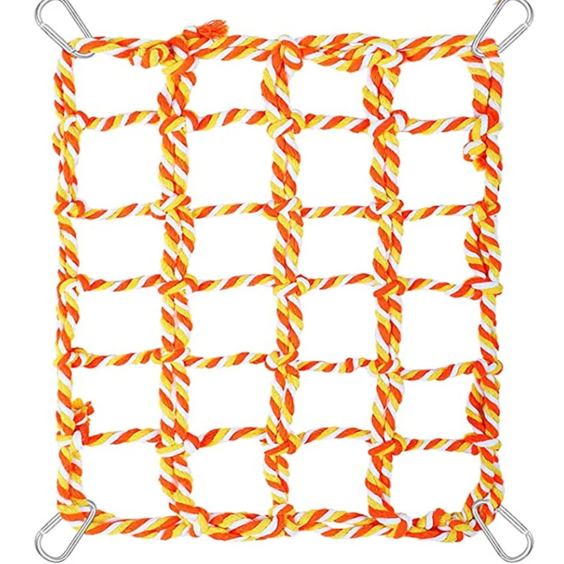 1Pcs Fun Hanging Play Sleep Gear Trending Pet Hammock Net Sturdy Braided Bed For Small Pets Parrots Guinea Pigs【AliS8】 - Image 12