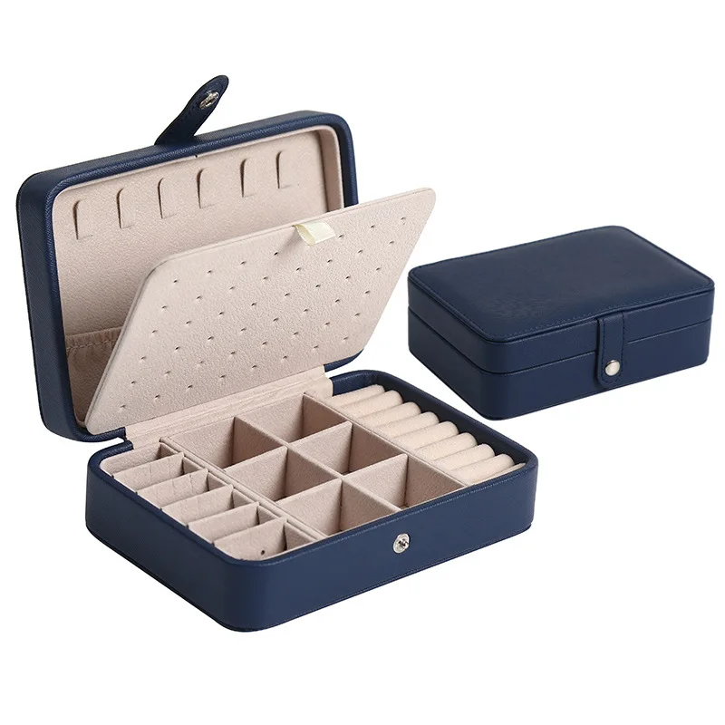 Leather Jewelry Box Organizer Jewelry Display Jewelry Boxes and Packaging Ring Box Suitable for Earrings and Rings - Image 6