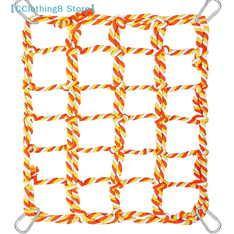 1Pcs Fun Hanging Play Sleep Gear Trending Pet Hammock Net Sturdy Braided Bed For Small Pets Parrots Guinea Pigs【AliS8】 - Image 5