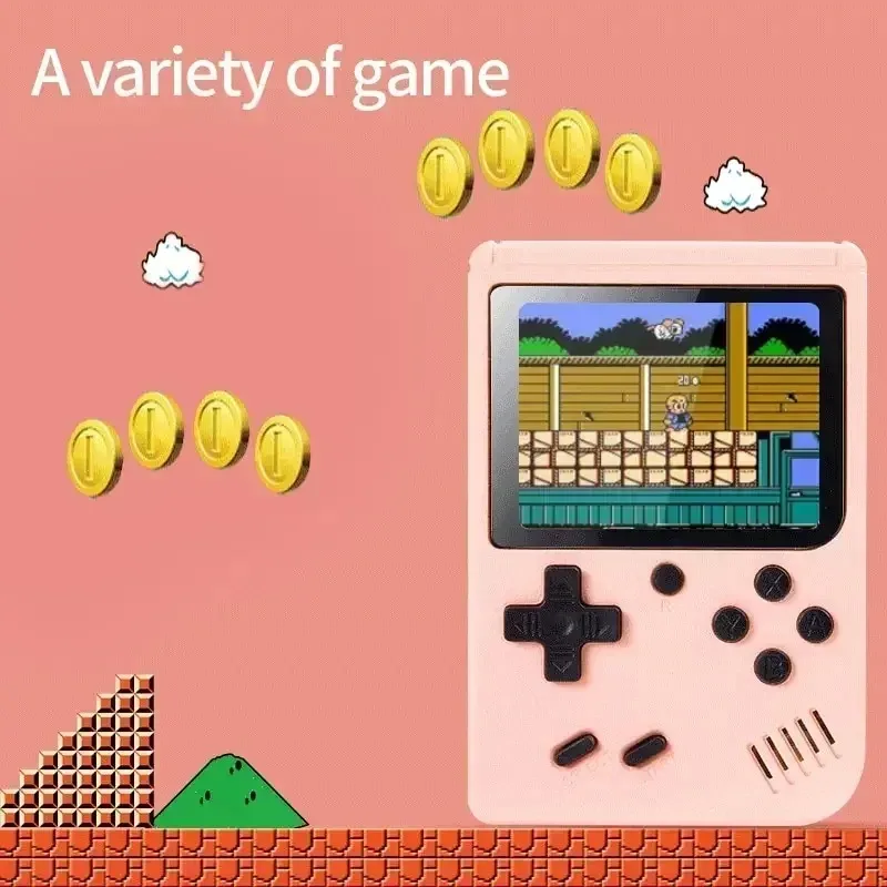 Retro Portable Mini Handheld Video Game Console 8-Bit 3.0 Inch LCD Color Kids Game Player Built-in 400 games For Kid Xmas Gift - Image 2