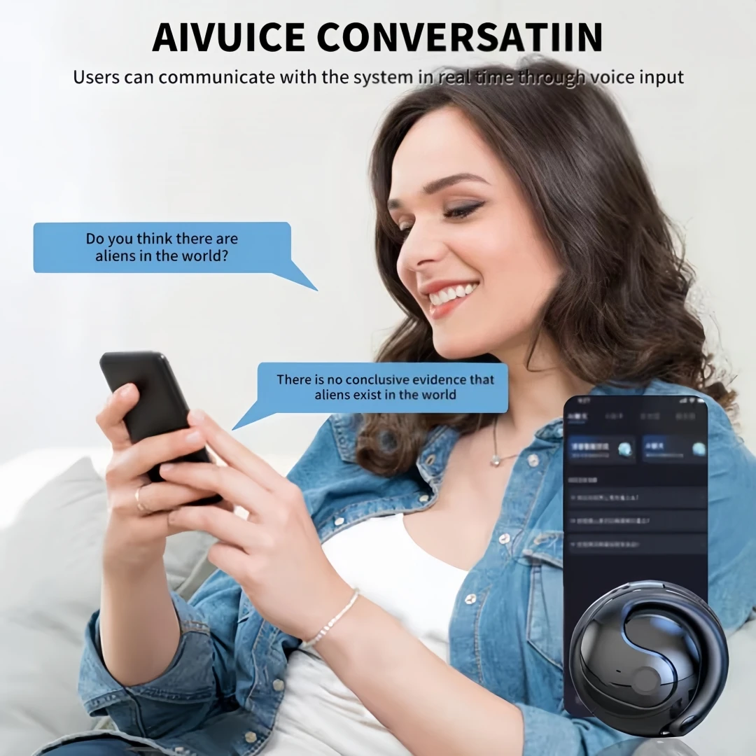 BY01- True Wireless Earphones, Simultaneous Translation Earphones, Supports 144 Languages Bidirectional Translation - Image 4